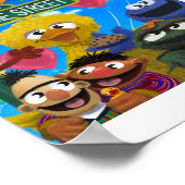 Poster Caractères de rue Sésame | Scène de parti (Coin)