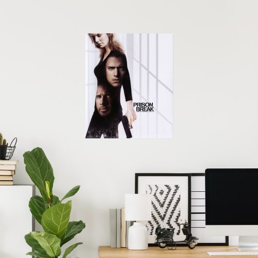 Poster Caractères de rupture de prison (Bureau à domicile)