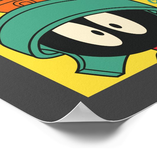 Poster Caractères LOONEY TUNES™ sur Checker noir et blanc (Coin)