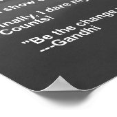 Poster Caractères par Virginia Plotner (Coin)