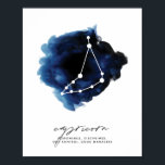 Poster Caractéristiques de la constellation de Capricorne<br><div class="desc">Caractéristiques de la constellation de Capricorne</div>