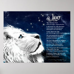 Poster Caractéristiques de Lion