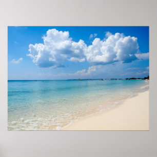 Poster Caraïbe - Seven Mile Beach - Cayman Islands