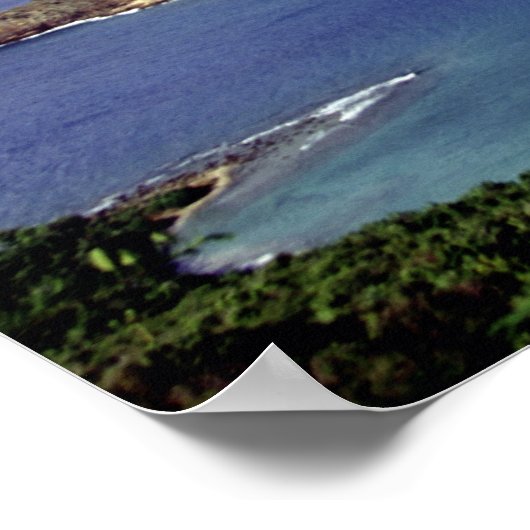 Poster Caraïbes, Antigua. (Coin)