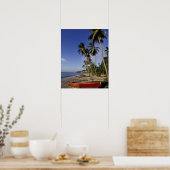 Poster CARAÏBES, Grenade, St George, Bateaux à palme (Cuisine)