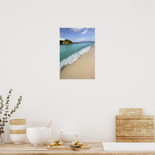 Poster Caraïbes, îles Vierges américaines, St. John, (Cuisine)