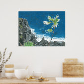 Poster "Caraïbes" Print from Canvas Justice (Cuisine)