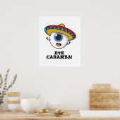 Poster Caramba de l'oeil amusant pistolet mexicain (Cuisine)