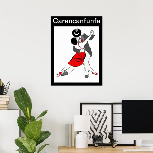 Poster Carancanfunfa Tango (Bureau à domicile)