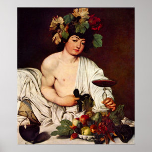 Poster Caravaggio-Bacchus de Michaël Angelo Merisi DA