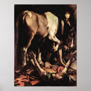 Poster Caravaggio-Conversion de Saul