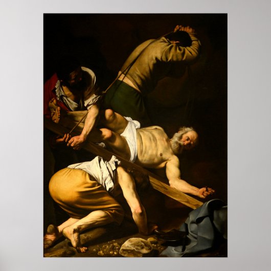 Poster Caravaggio - Crucifixion De Saint Pierre 1601 (Devant)