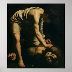 Poster Caravaggio - David Et Goliath