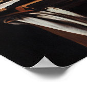 Poster Caravaggio - Écriture Saint Jérôme (Coin)