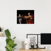Poster Caravaggio - Écriture Saint Jérôme (Bureau à domicile)