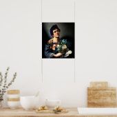 Poster Caravaggio - Garçon Avec Panier De Fruits 1593 (Cuisine)