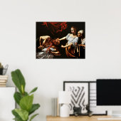 Poster Caravaggio Judith Décapitation Holofernes 1599 (Bureau à domicile)