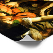 Poster Caravaggio La Conversion sur le chemin de Damas (Coin)