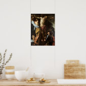 Poster Caravaggio La Crucifixion de Saint Andrew (Cuisine)