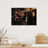 Poster Caravaggio L'Appel De Saint Matthieu (Cuisine)