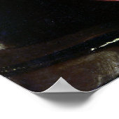 Poster Caravaggio Le déni de Saint Pierre (Coin)