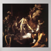 Poster Caravaggio Le Martyre De Saint Matthieu (Devant)