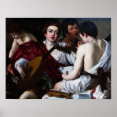 Poster Caravaggio - Le Musicien (Devant)
