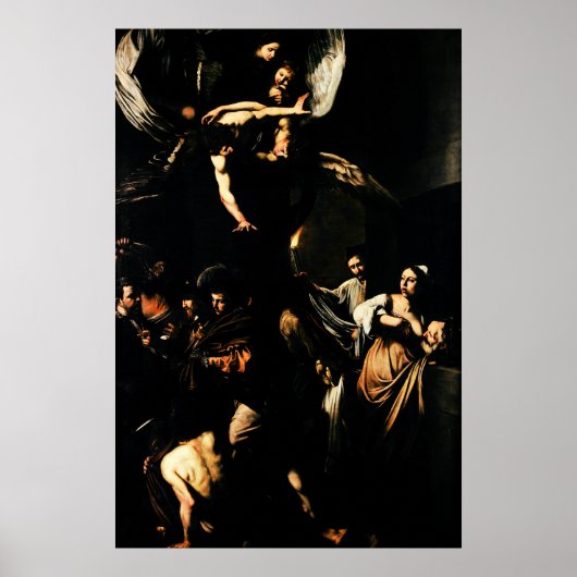 Poster Caravaggio : Les sept oeuvres de la miséricorde (Devant)