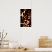 Poster Caravaggio-Madonna des pèlerins (Cuisine)