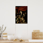 Poster Caravaggio - Madonna Du Rosaire (Cuisine)