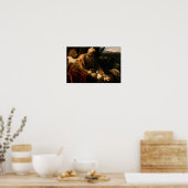 Poster Caravaggio - Sacrifice d'Isaac (Cuisine)