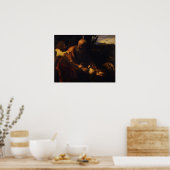 Poster Caravaggio - Sacrifice d'Isaac (Cuisine)