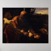 Poster Caravaggio - Sacrifice d'Isaac (Devant)