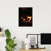 Poster Caravaggio - Saint Jean Le Baptiste Au Puits (Bureau à domicile)