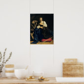 Poster Caravaggio - Sainte Catherine D'Alexandrie (Cuisine)