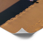 Poster Caravane de chameaux dans le désert, Dunhuang, Gan (Coin)