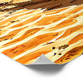 Poster Caravane de chameaux du désert au coucher du solei (Coin)