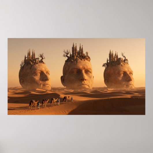Poster Caravane des âmes perdues dans le désert de soie (Devant)