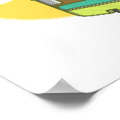 Poster Caravane Lost Rerto 60 Style (Coin)