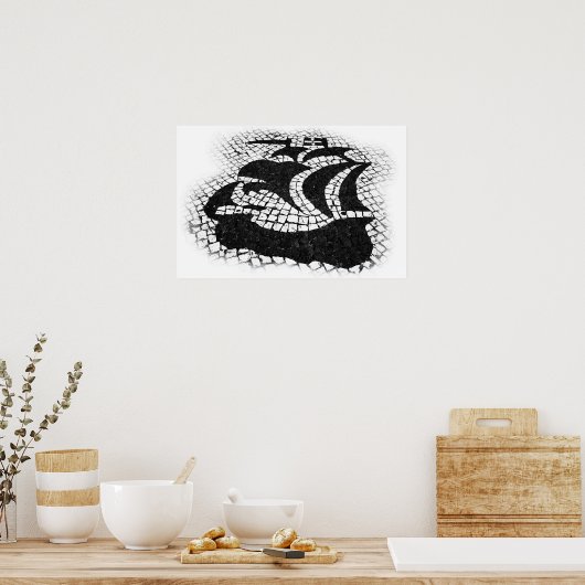 Poster Caravelle portugaise (Cuisine)