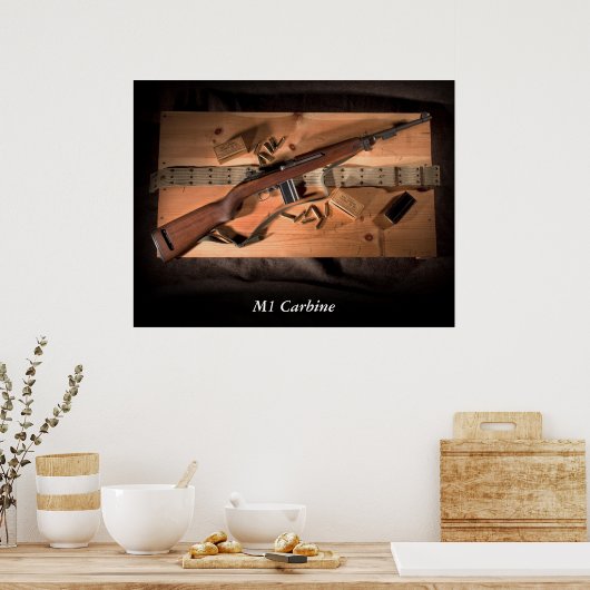 Poster Carbine USGI M1 (Cuisine)