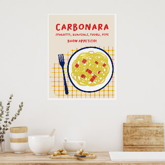 Poster Carbonara