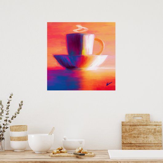 Poster Carburant du matin (Cuisine)