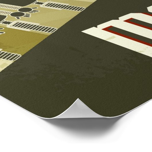 Poster Carburant la machine (Coin)