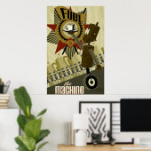 Poster Carburant la machine (Bureau à domicile)