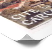 Poster Carcassonne fortifiée France (Coin)