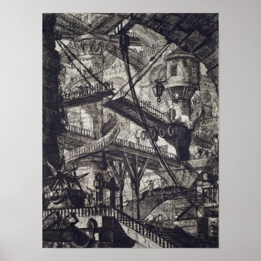 Poster Carceri VII, 1760 (Devant)