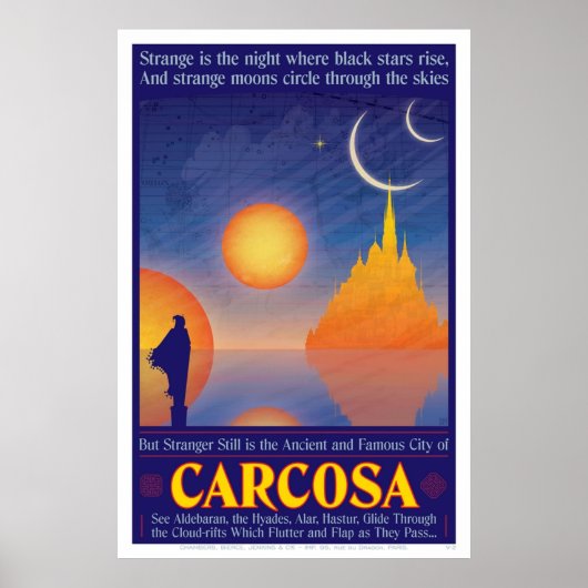 Poster Carcosa v2 (Devant)