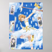 Poster Cardcapteur Sakura En Bleu (Devant)