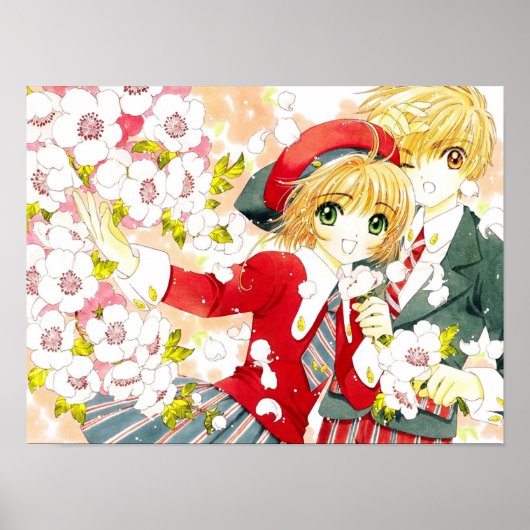 Poster Cardcapteur Sakura Syaoran Sakura (Devant)